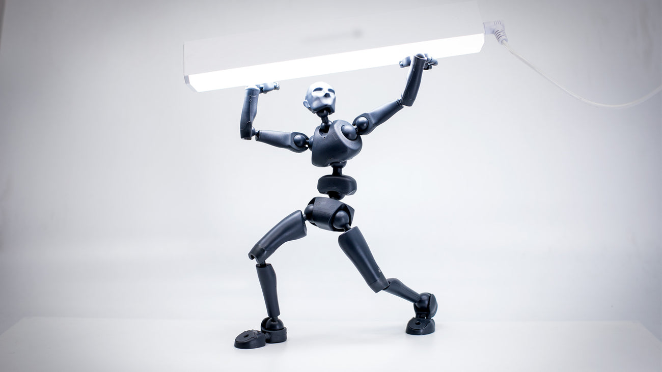 Poseable Magnetic Human Figures for Drawing and Animation