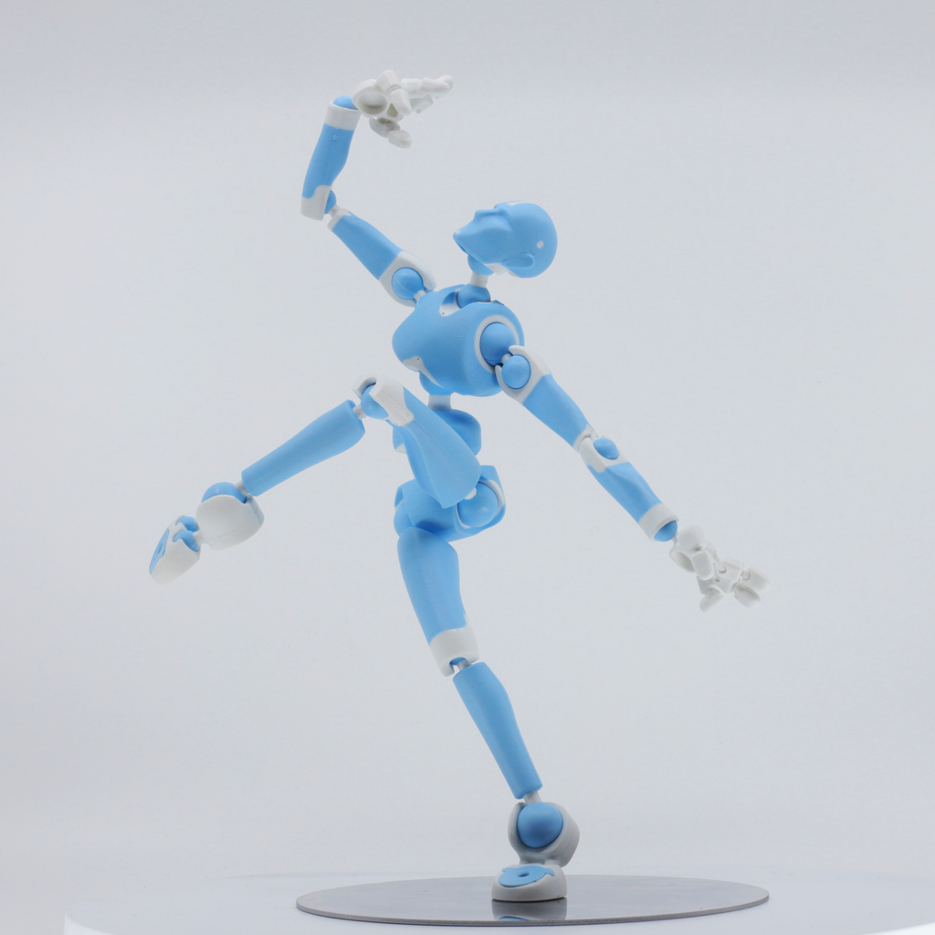 GLACIER BLUE Stickybones | Poseable Magnetic Human Figures